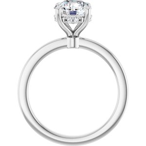 14K White Gold 1 5/8 CTW Lab-Grown Diamond Engagement Ring