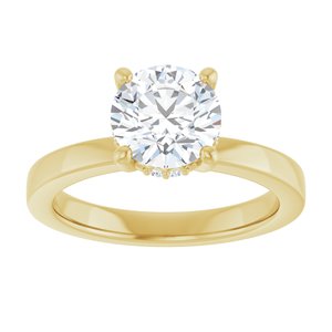 14K Yellow Gold 1 5/8 CTW Lab-Grown Diamond Engagement Ring