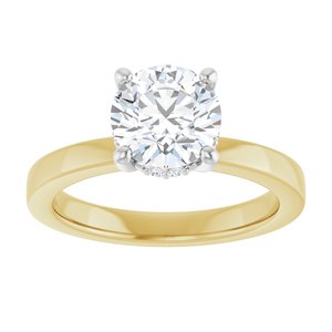 14K Yellow/White Gold 1 5/8 CTW Lab-Grown Diamond Engagement Ring