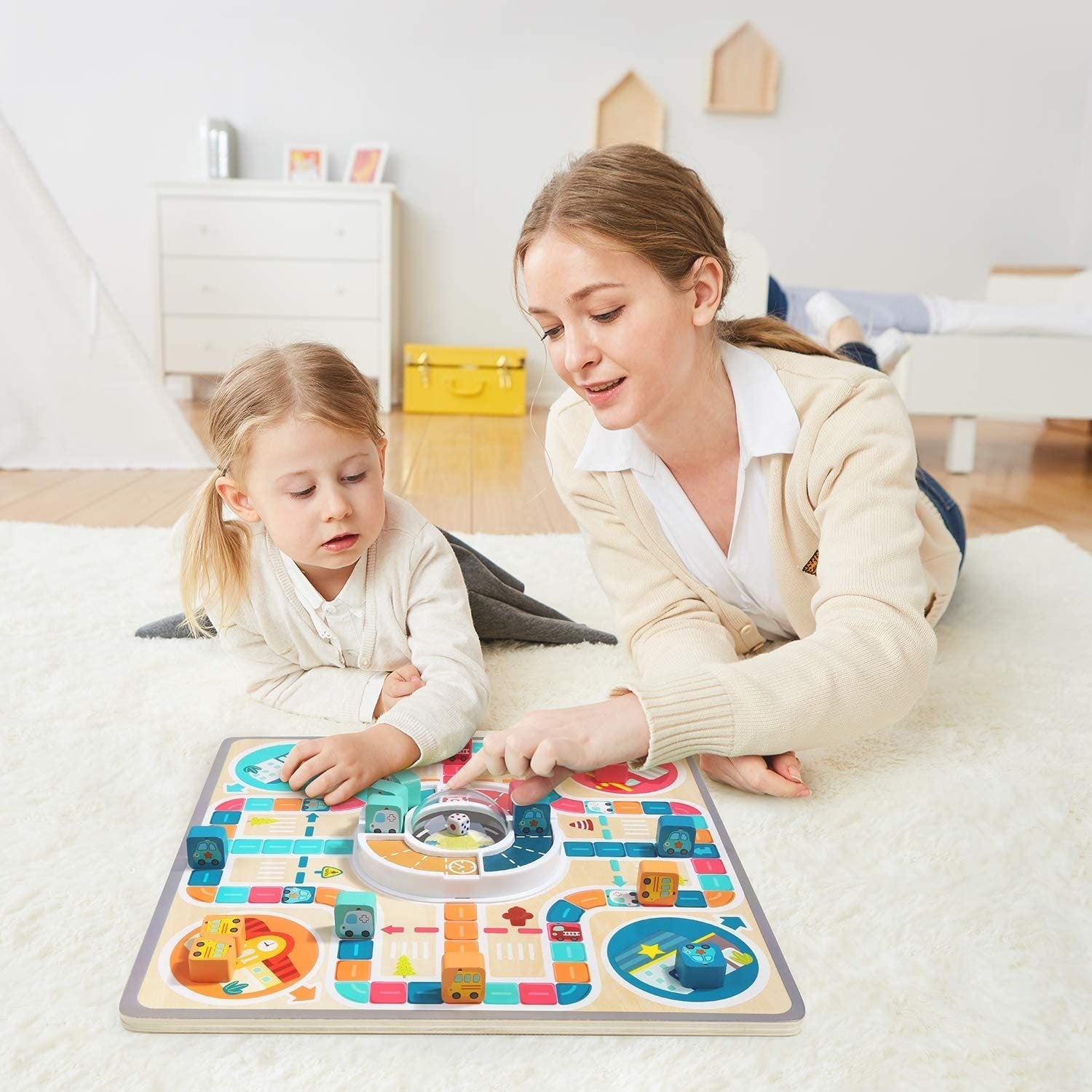 Race and Roll Strategy Board Game