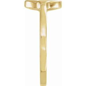 Cross Signet Ring