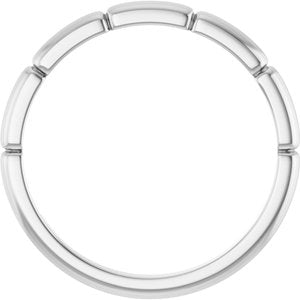 Platinum Stackable Ring – image 2