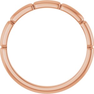 14K Rose Gold Stackable Ring – image 2