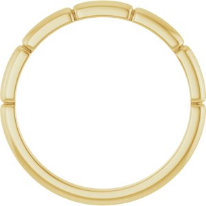 14K Yellow Gold Stackable Ring – image 2