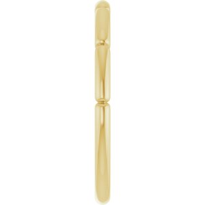 14K Yellow Gold Stackable Ring – image 4