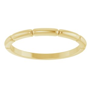 10K Yellow Gold Stackable Ring – image 3