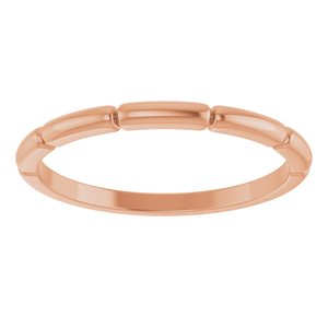 14K Rose Gold Stackable Ring – image 3
