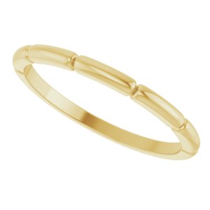 10K Yellow Gold Stackable Ring – image 5
