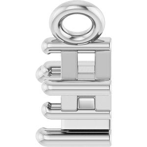 Platinum 4x3 mm Emerald Three-Stone Necklace Center – image 6