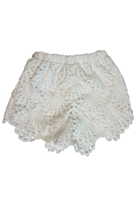 Eyelet Shorts