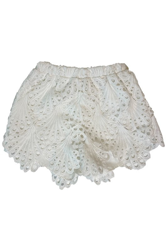Eyelet Shorts