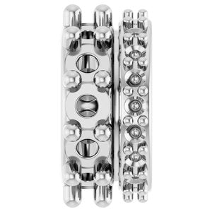 Platinum 2 mm Round Cabochon Spacer Charm/Pendant Mounting – image 2