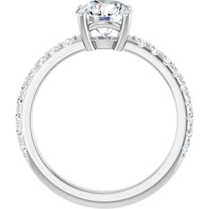 Platinum 7 mm Round Ring Mounting – image 3