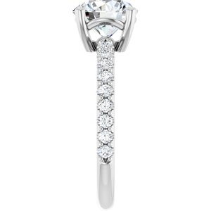 Sterling Silver 8 mm Round Ring Mounting – image 7