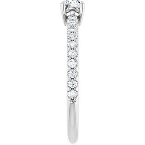 Platinum 4.1 mm Round Ring Mounting – image 7