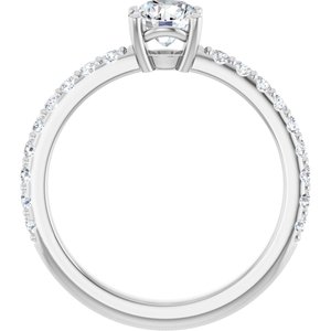 Platinum 5.5 mm Round Ring Mounting – image 3