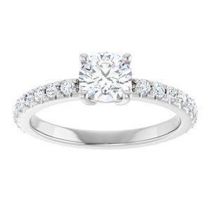 Platinum 5.5 mm Round Ring Mounting – image 5
