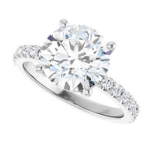 Platinum 9.4 mm Round Ring Mounting – image 8