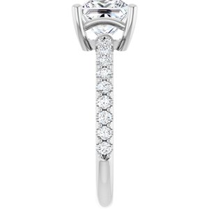 Platinum 6.5 mm Square Ring Mounting – image 7
