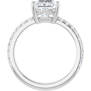 Platinum 6.5 mm Square Ring Mounting – image 3