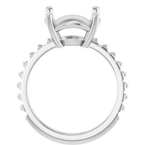 Platinum 12 mm Round Ring Mounting – image 4