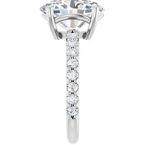 Continuum Sterling Silver 12x10 mm Oval Ring Mounting – image 7