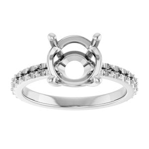 Platinum 8.8 mm Round Ring Mounting – image 6