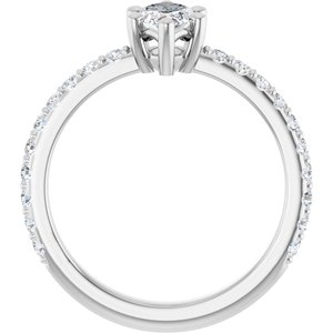 Sterling Silver 9x4.5 mm Marquise Ring Mounting – image 3