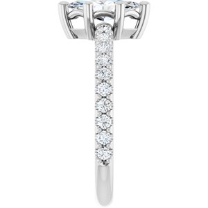 Sterling Silver 9x4.5 mm Marquise Ring Mounting – image 7