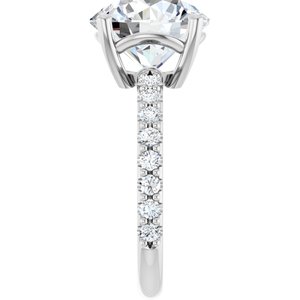 Continuum Sterling Silver 11 mm Round Ring Mounting – image 7