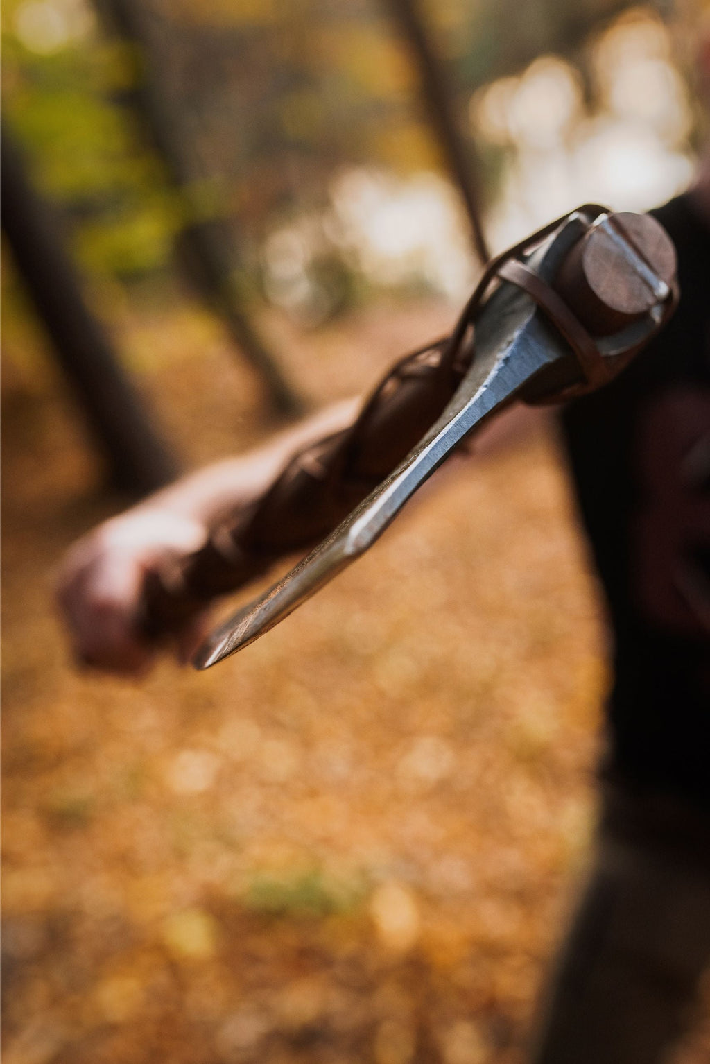 Viking Bearded Axe "Skeggox" – Runic Battle Axe