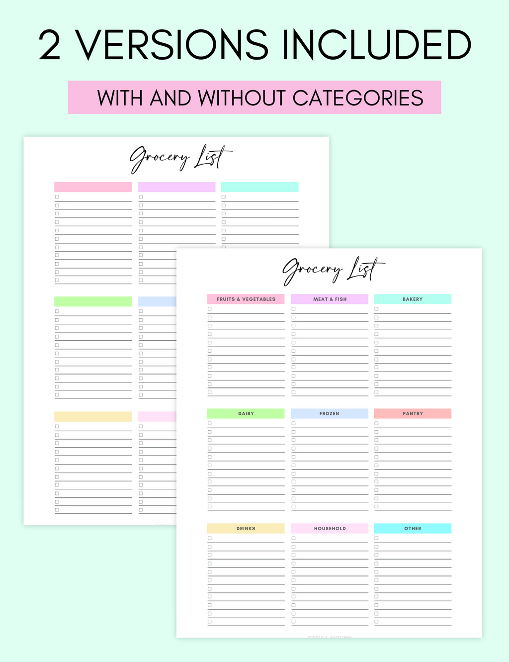 Meal Planner & Grocery List