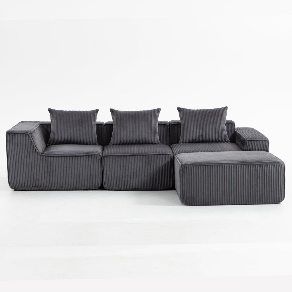 Multi person modular compression sofa that can be freely combined-33005-4