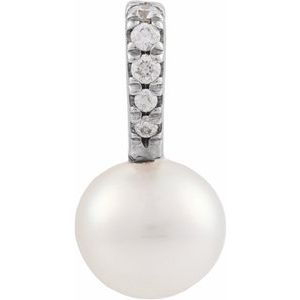 Accented Pearl Pendant