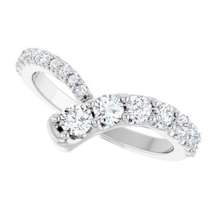 Platinum 3.2 mm Round Graduated Bypass Ring Mounting – image 8