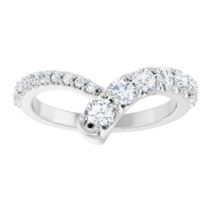 Platinum 3.2 mm Round Graduated Bypass Ring Mounting – image 5