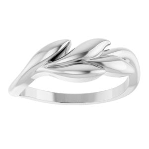 Sterling Silver Olive Branch Ring – image 3
