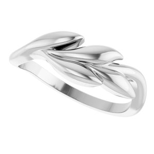 Sterling Silver Olive Branch Ring – image 5