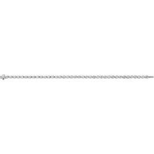 14K White Gold 6 1/4 CTW Lab-Grown Diamond Line 7" Bracelet – image 3