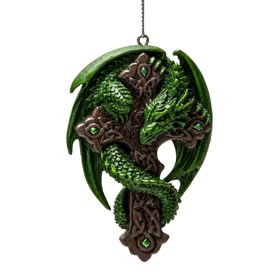 Woodland Guardian Dragon Ornament by Anne Stokes