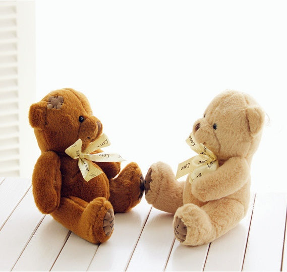 Patch Teddy Bear Plush – Soft Hanging Stuffed Toy