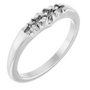 Platinum 3.5 mm Round Accented Ring Mounting – image 2