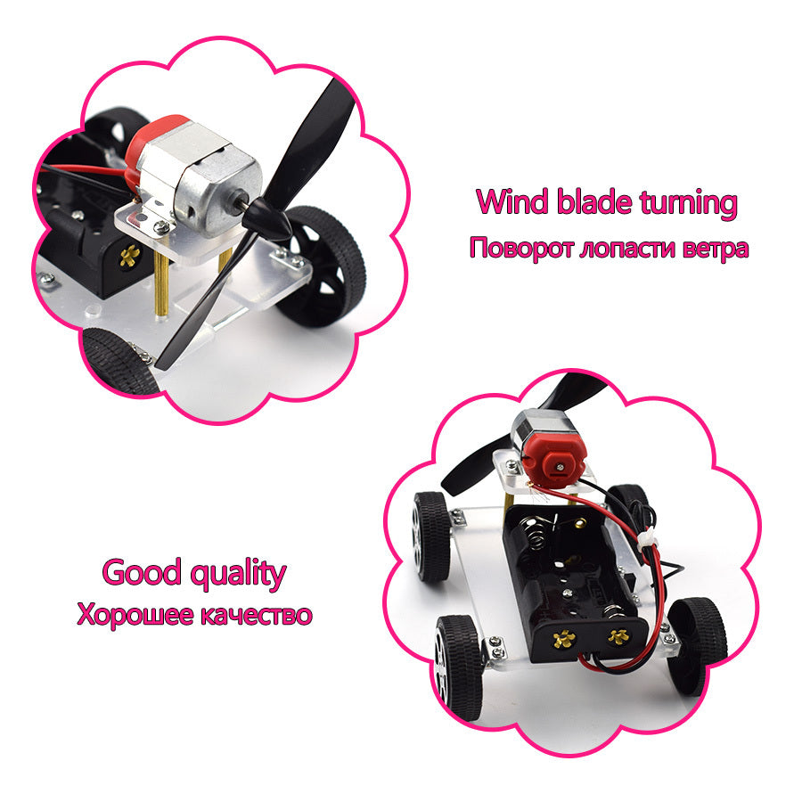 DIY Wind Car Electronic Kit – Educational Science Experiment Toy