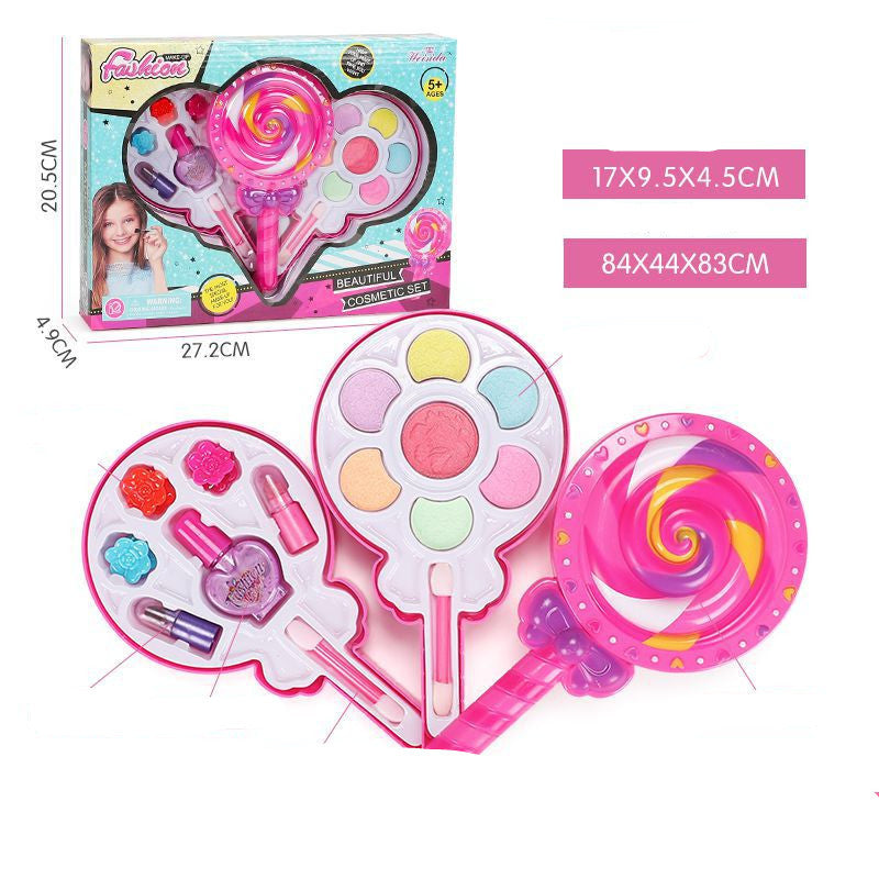Kids Makeup Set – Washable Beauty Cosmetic Box for Girls with Safe and Non-Toxic Materials