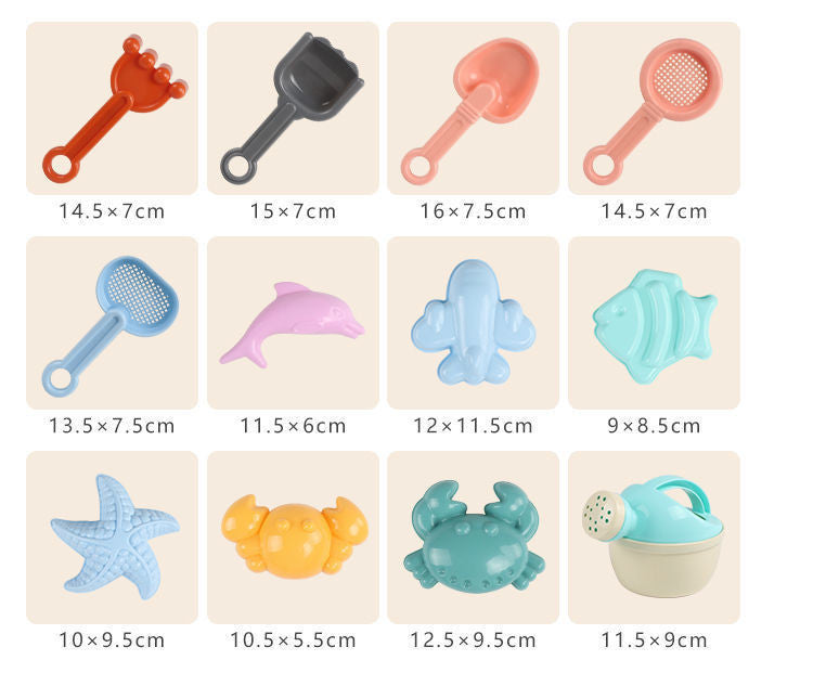 Kids Beach Toy Set – Deluxe Sand Play Tools and Water Toys