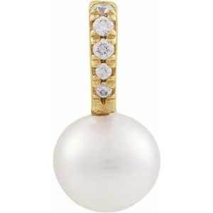 Accented Pearl Pendant