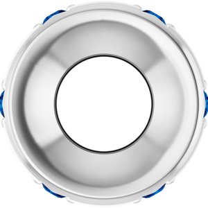 Platinum Lab-Grown Blue Sapphire Stackable Family Space Charm/Pendant – image 3