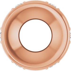 14K Rose Gold 1/10 CTW Lab-Grown Diamond Stackable Family Space Charm/Pendant – image 3
