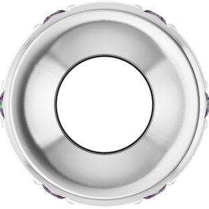 Platinum Lab-Grown Alexandrite Stackable Family Space Charm/Pendant – image 3