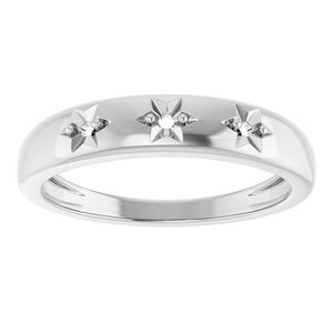 Platinum Family Celestial Stackable Three-Stone Ring Mounting – image 6
